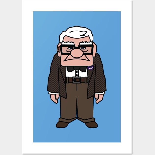 Carl Fredricksen (Up) Wall Art by Expandable Studios